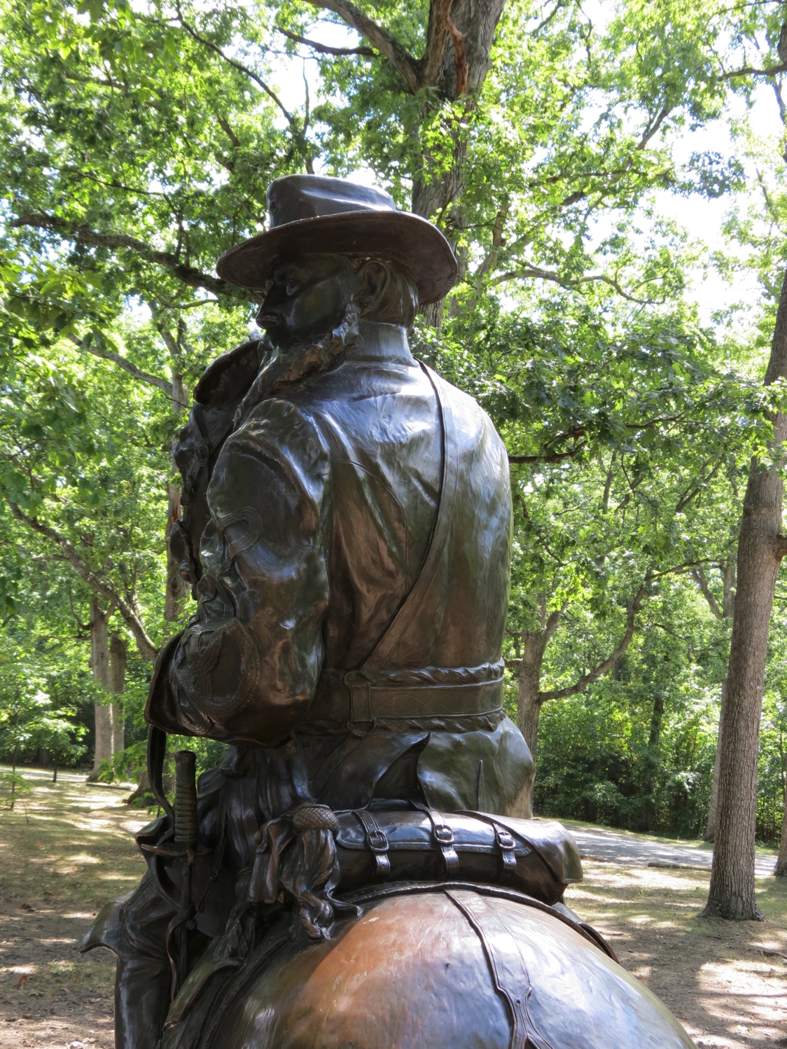 Equestrian Statue Of James Longstreet In PA Gettysburg US