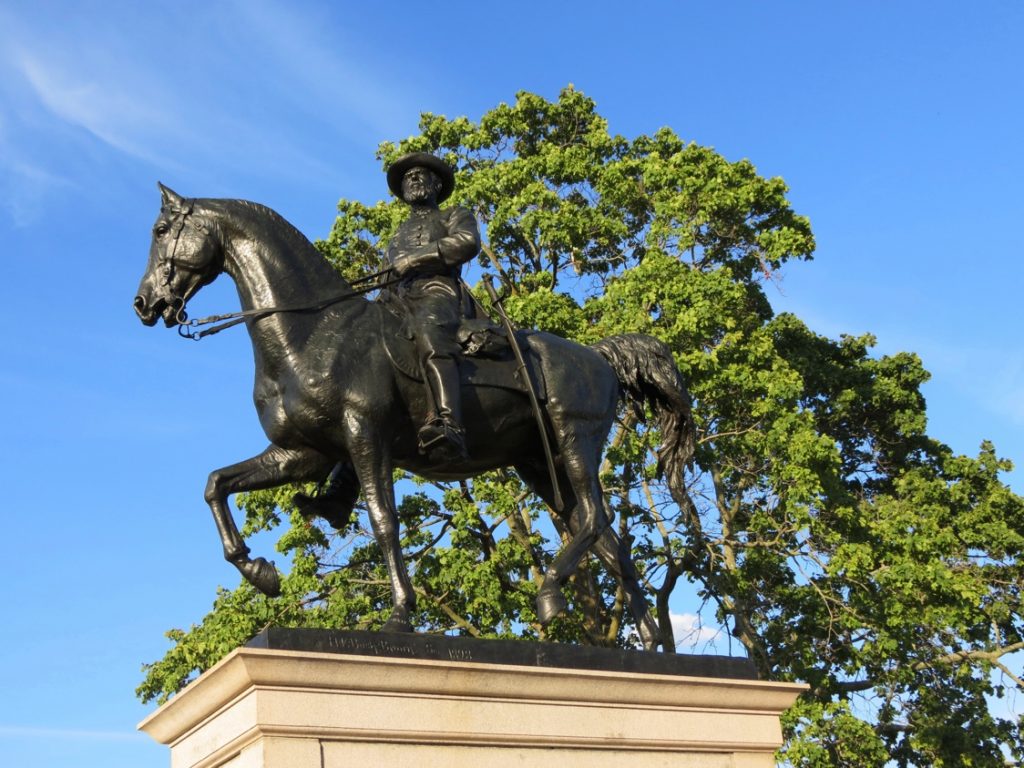 Equestrian statue of John Fulton Reynolds in PA Gettysburg US