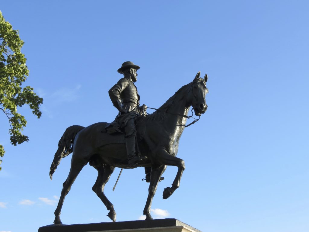 Equestrian statue of John Fulton Reynolds in PA Gettysburg US