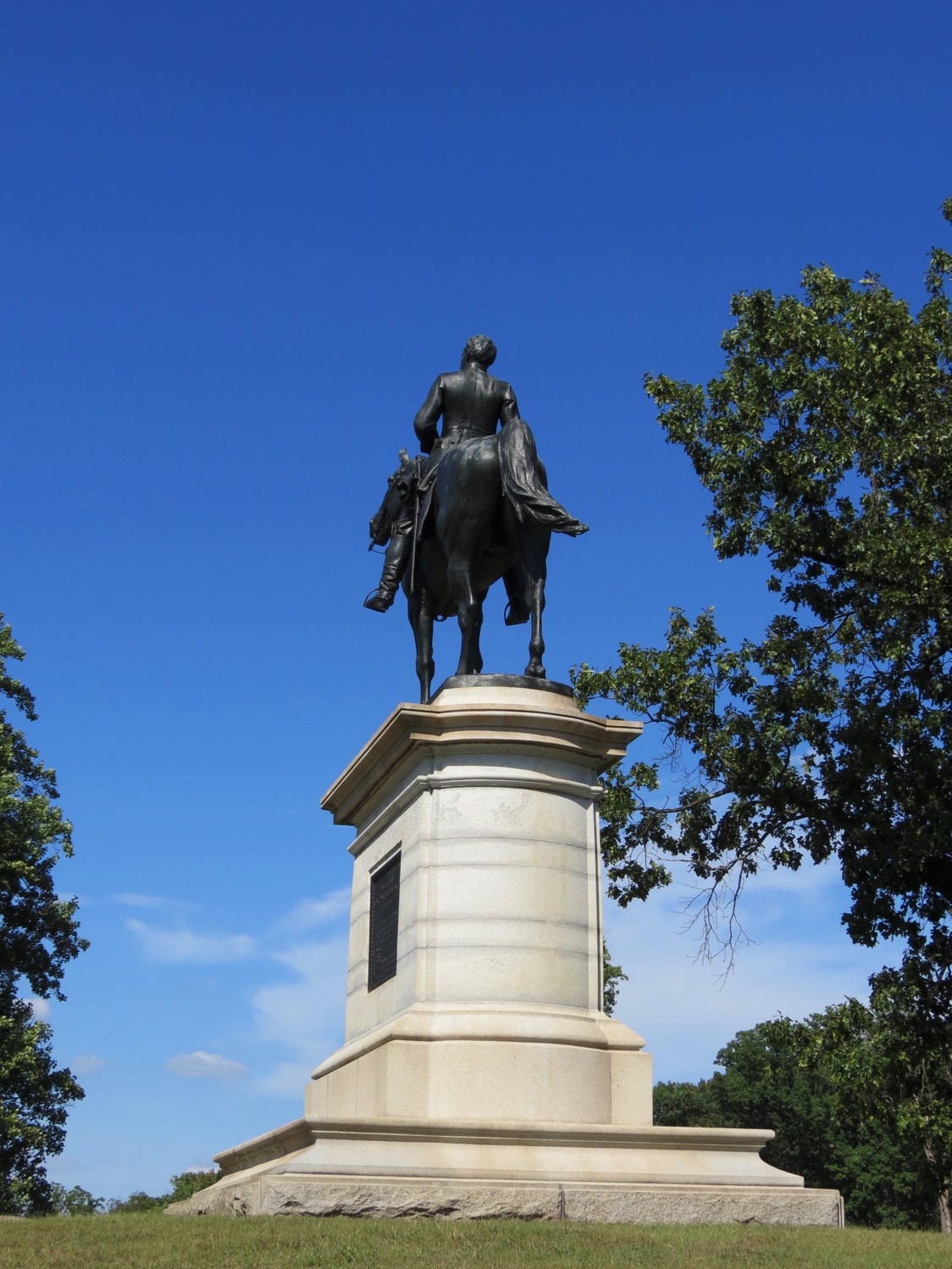 Equestrian statue of Henry Warner Slocum in PA Gettysburg US