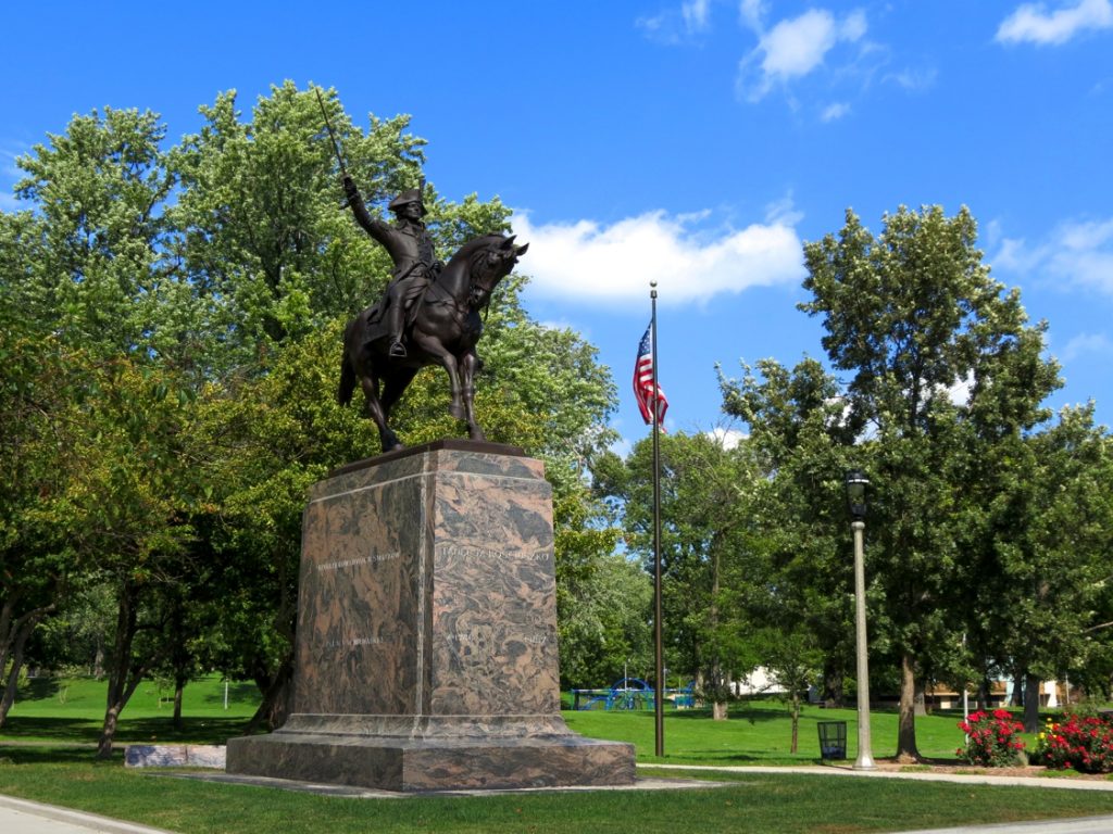 Equestrian statue of Thaddeus Kosciuszko in WI Milwaukee US