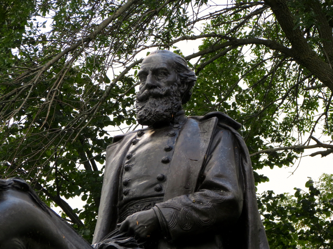 Equestrian Statue Of Erastus B. Wolcott In WI Milwaukee US