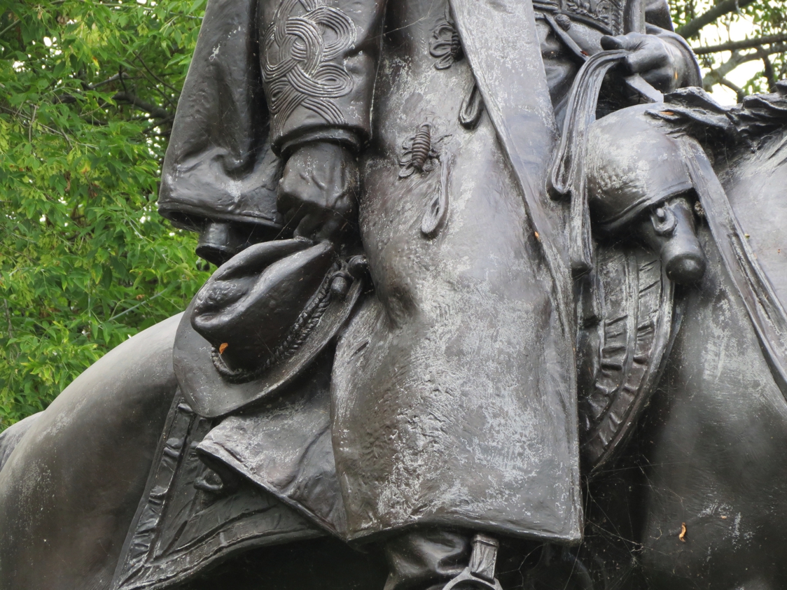 Equestrian Statue Of Erastus B. Wolcott In WI Milwaukee US