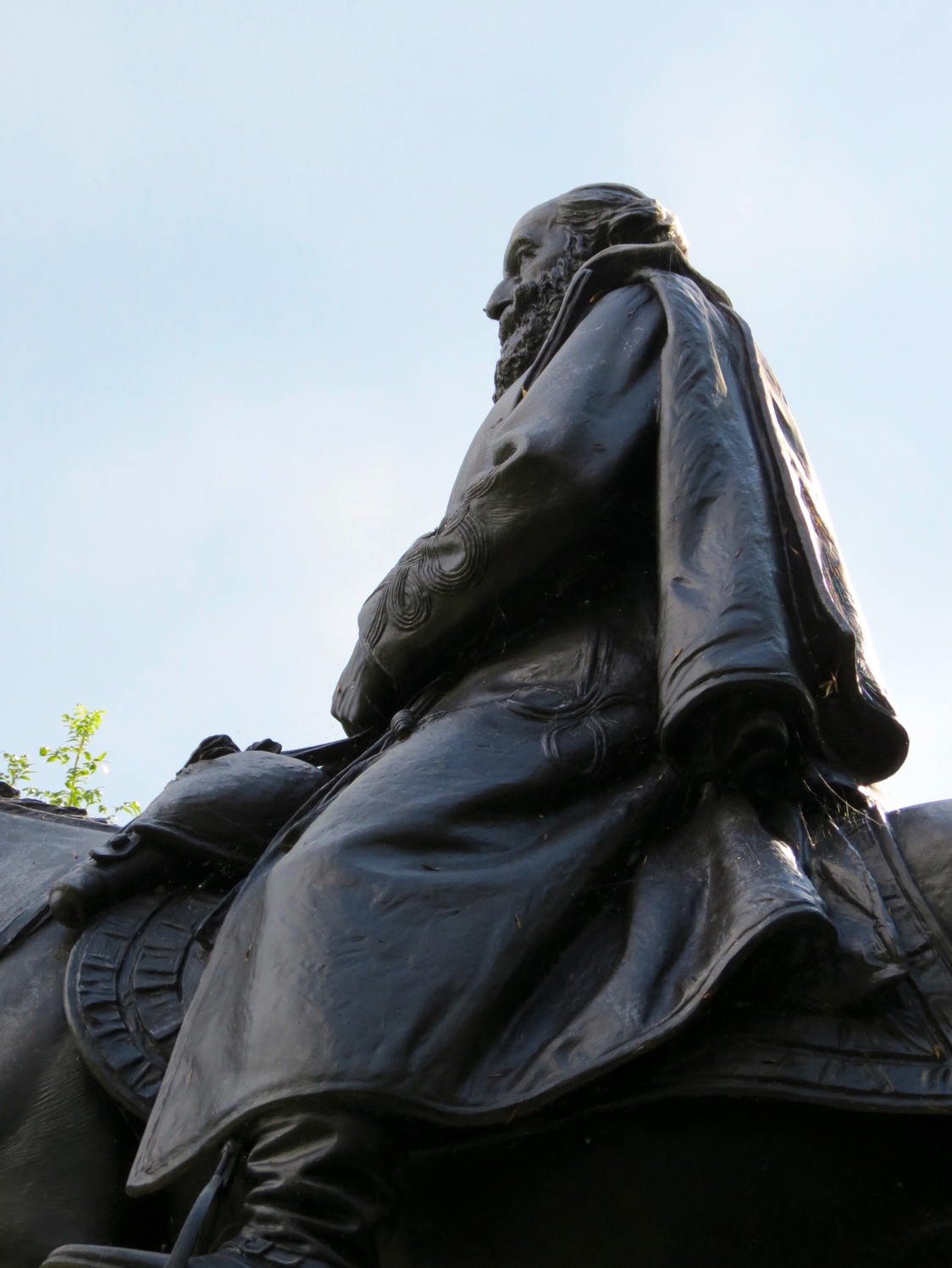 Equestrian statue of Erastus B. Wolcott in WI Milwaukee US