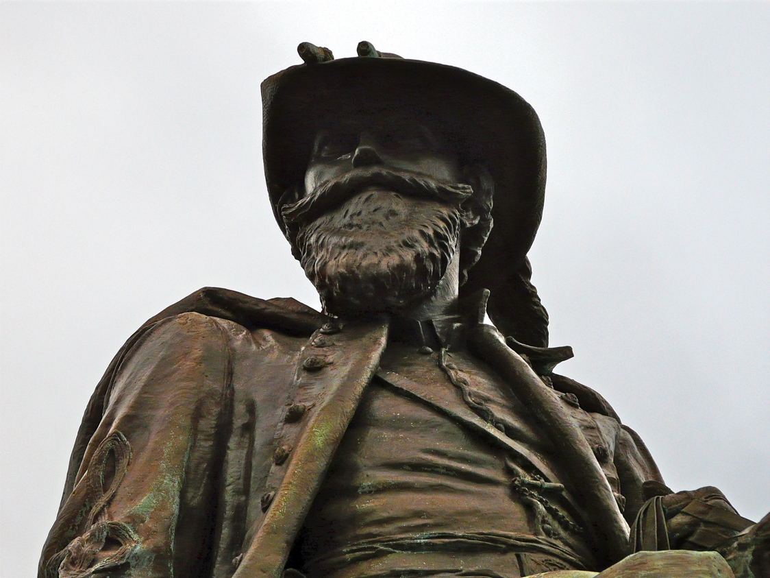 Equestrian statue of James Ewell Brown Stuart in VA Richmond US