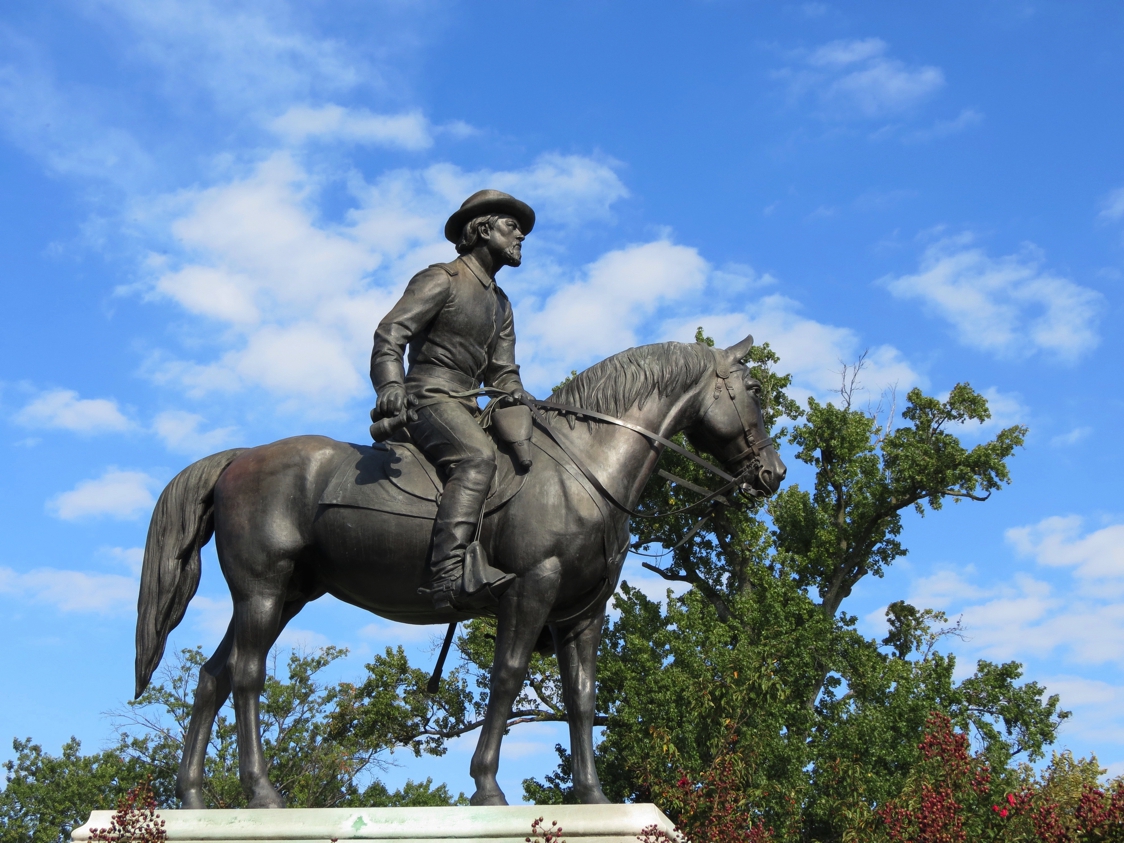 Equestrian Statue Of Franz Sigel In Mo Saint Louis Us