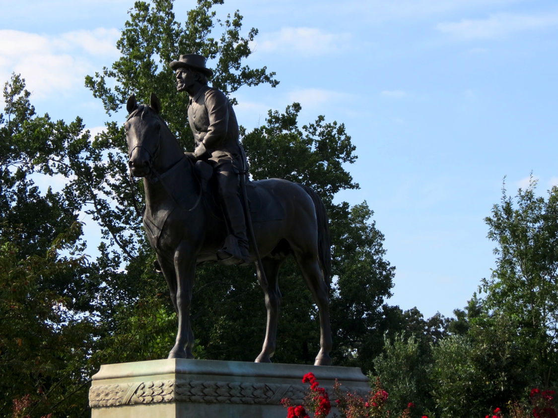 Equestrian statue of Franz Sigel in MO Saint Louis US