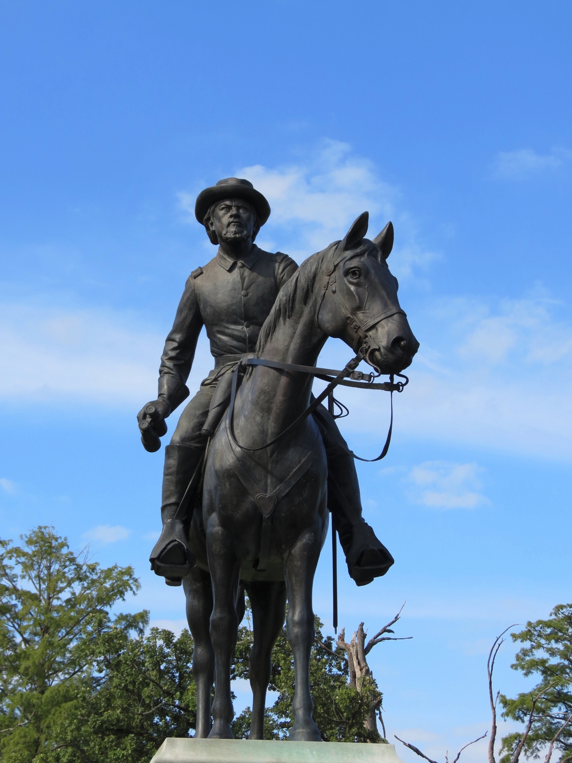 Equestrian statue of Franz Sigel in MO Saint Louis US