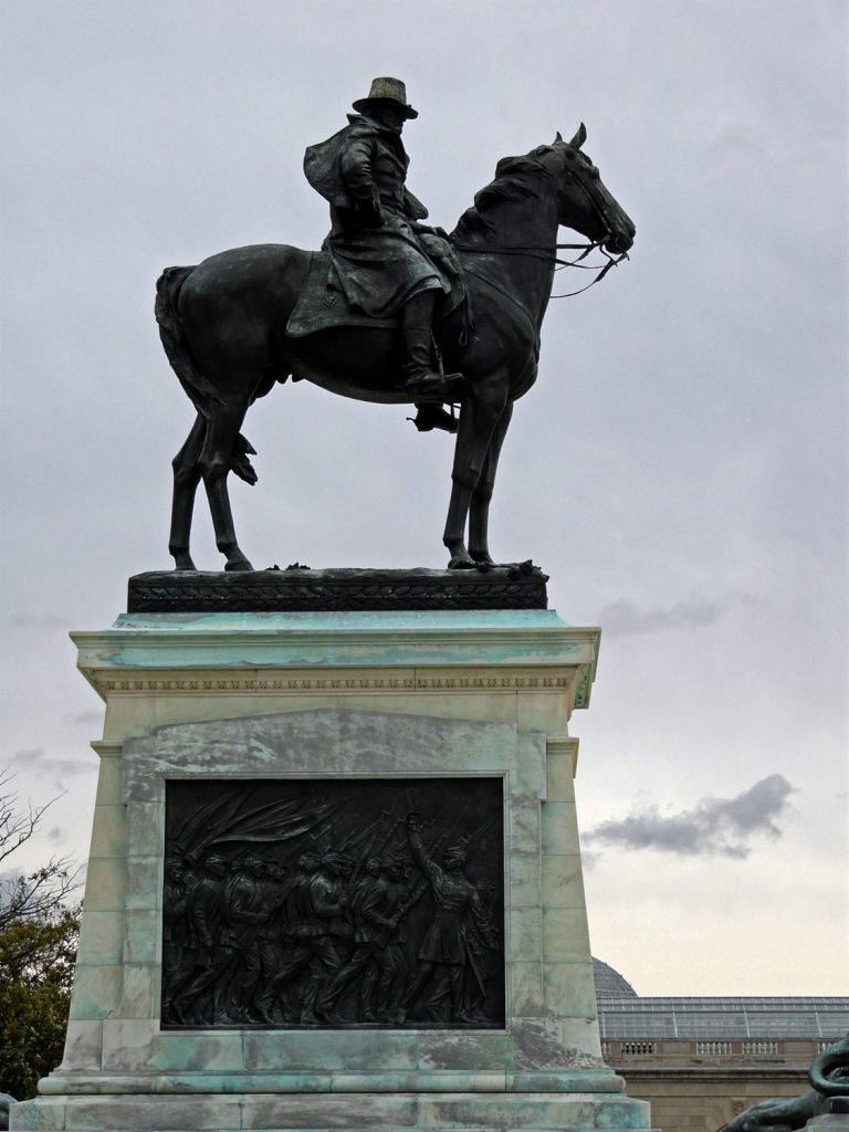Equestrian statue of Ulysses S. Grant in Washington D.C. US