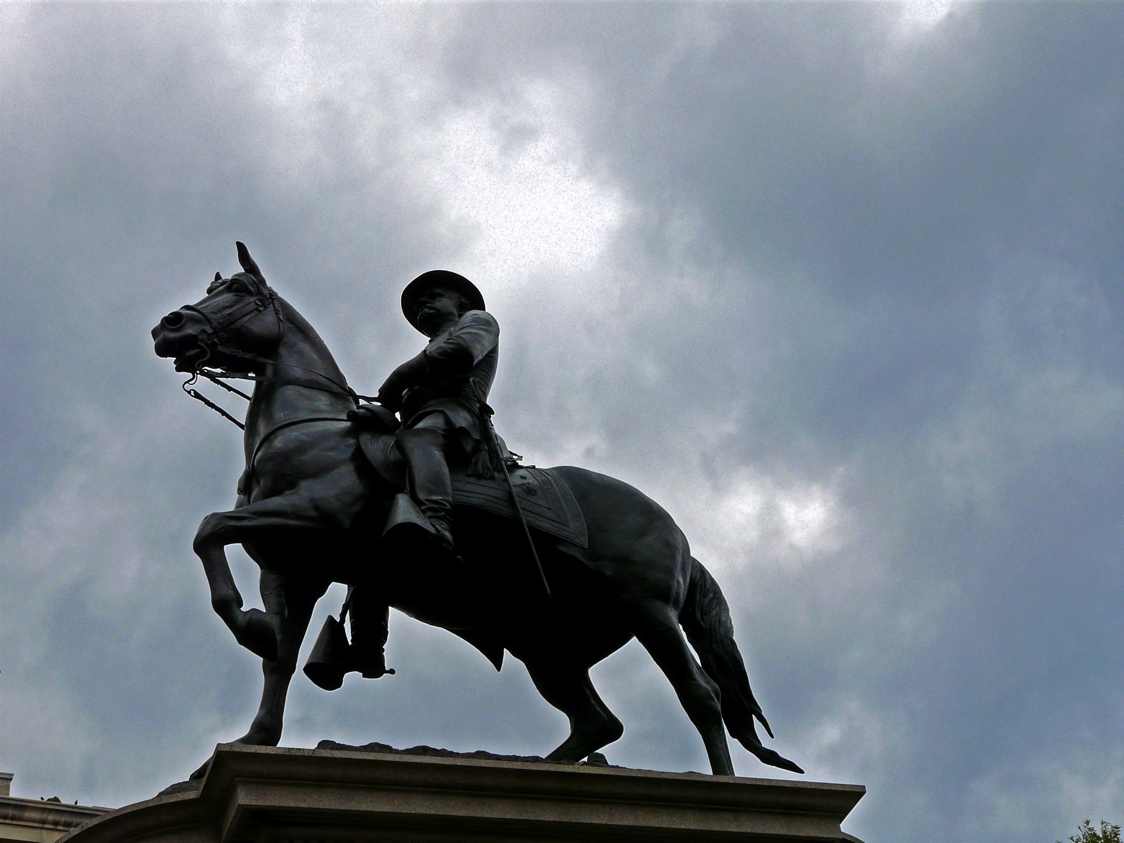Equestrian statue of Winfield Scott Hancock in Washington D.C. US