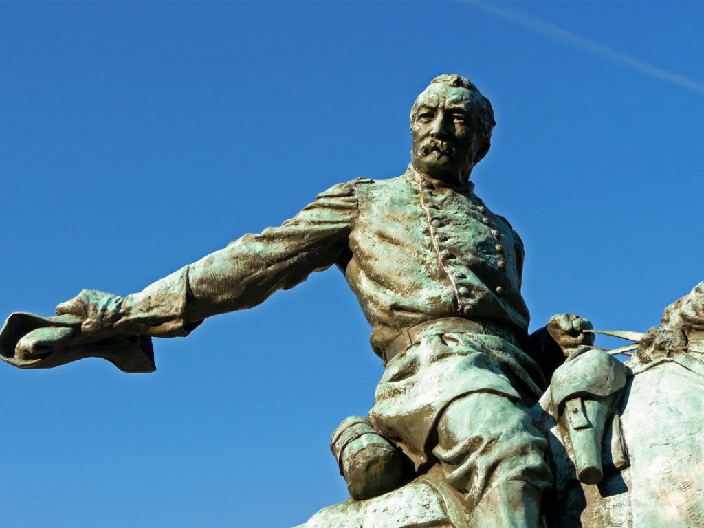 Equestrian statue of Philip H. Sheridan in Washington D.C. US