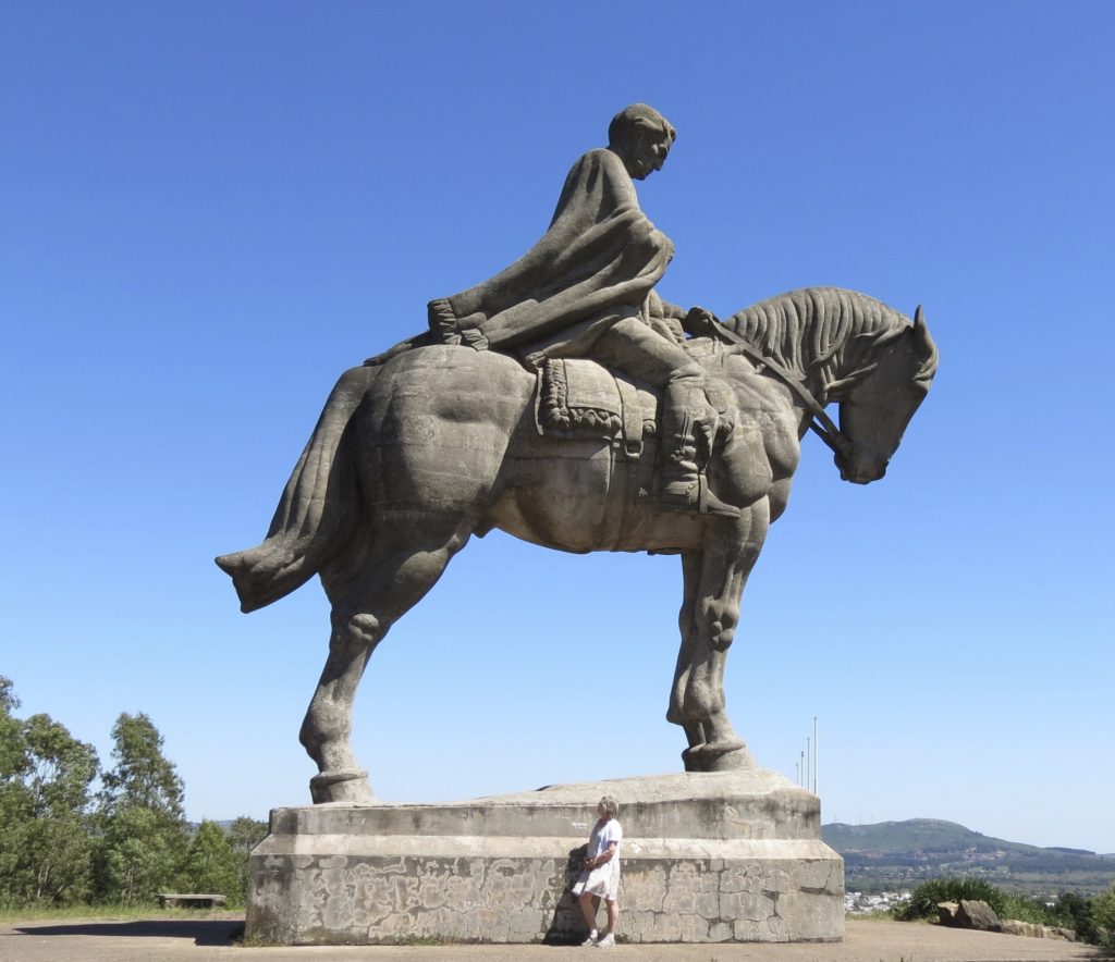 Equestrian statue of José Gervasio Artigas in Minas Uruguay