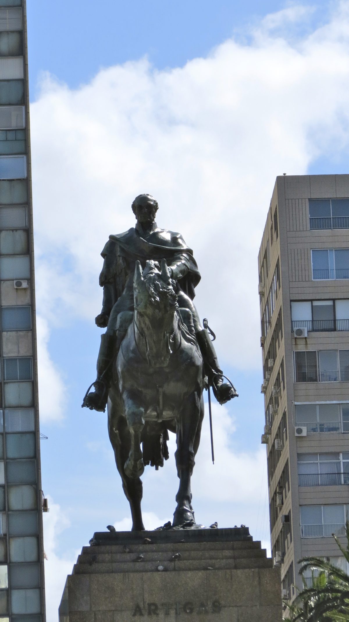 Equestrian statue of José Gervasio Artigas in Montevideo Uruguay