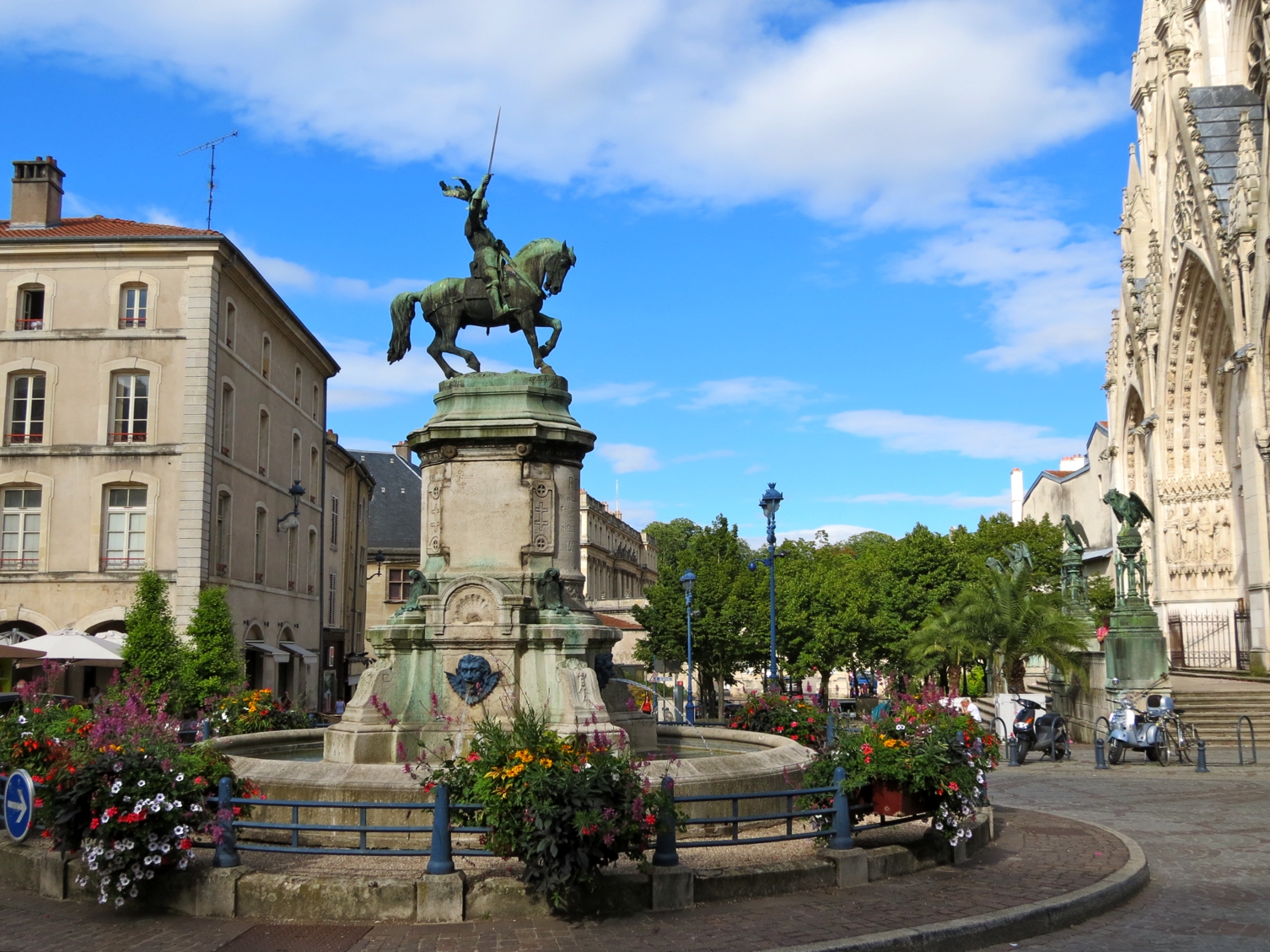 Equestrian statue of René II in Nancy France