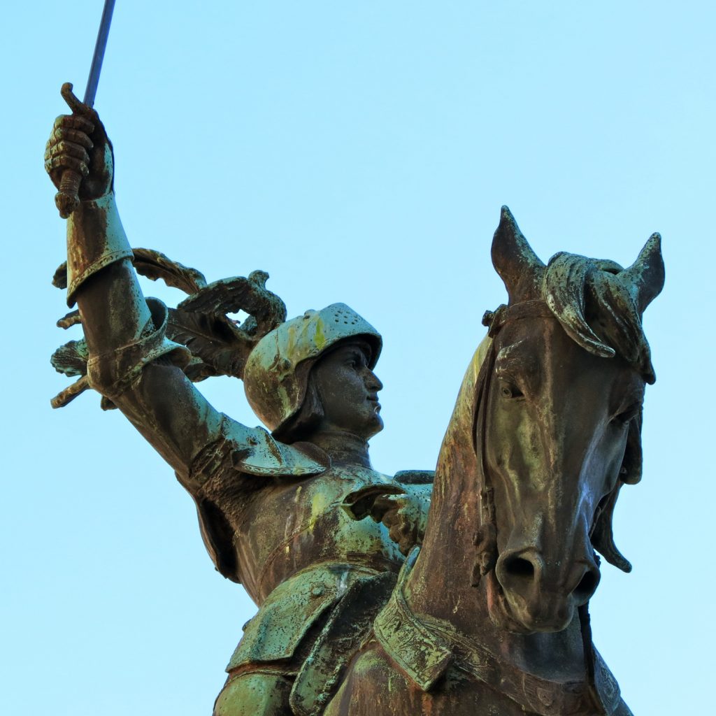 Equestrian statue of René II in Nancy France