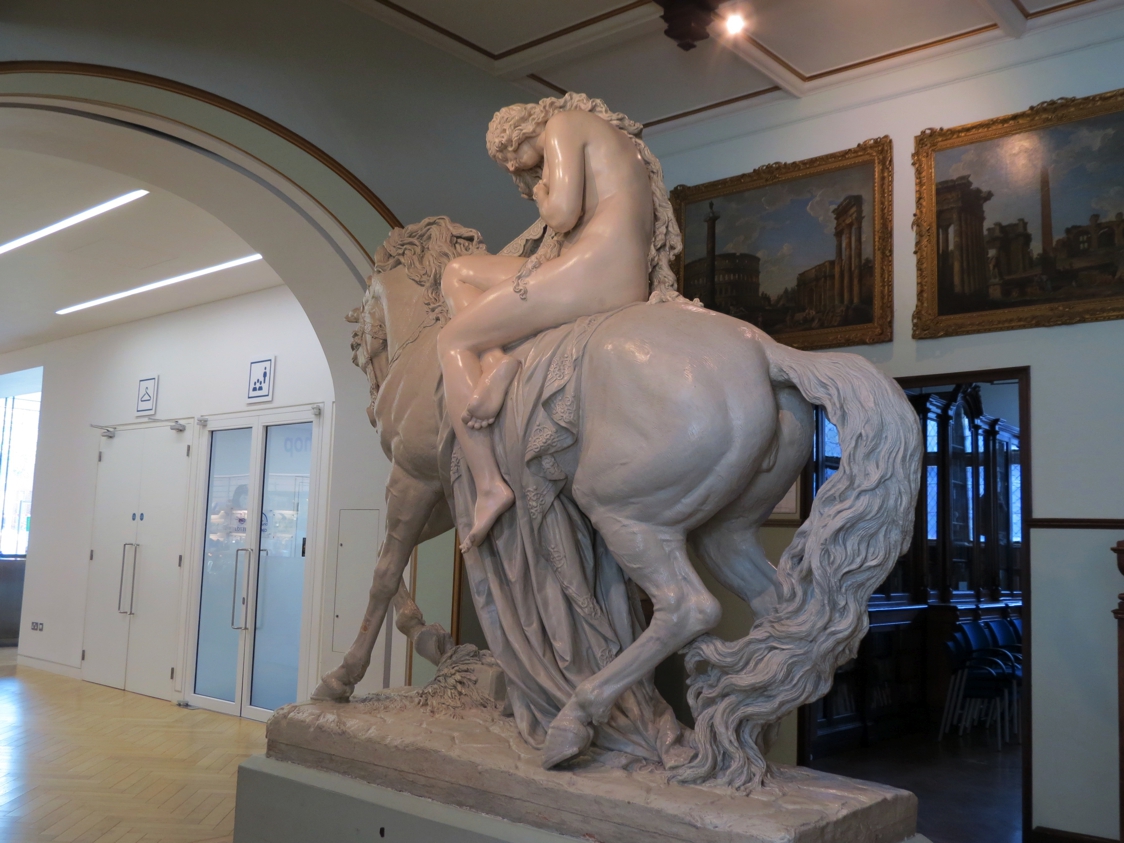 Equestrian statue of Lady Godiva in Maidstone UK