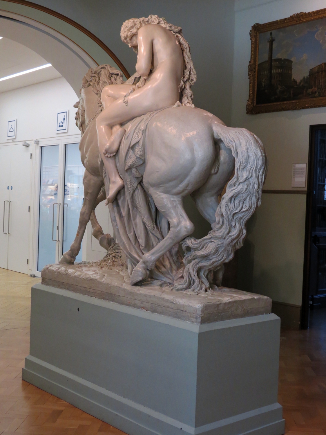 Equestrian statue of Lady Godiva in Maidstone UK