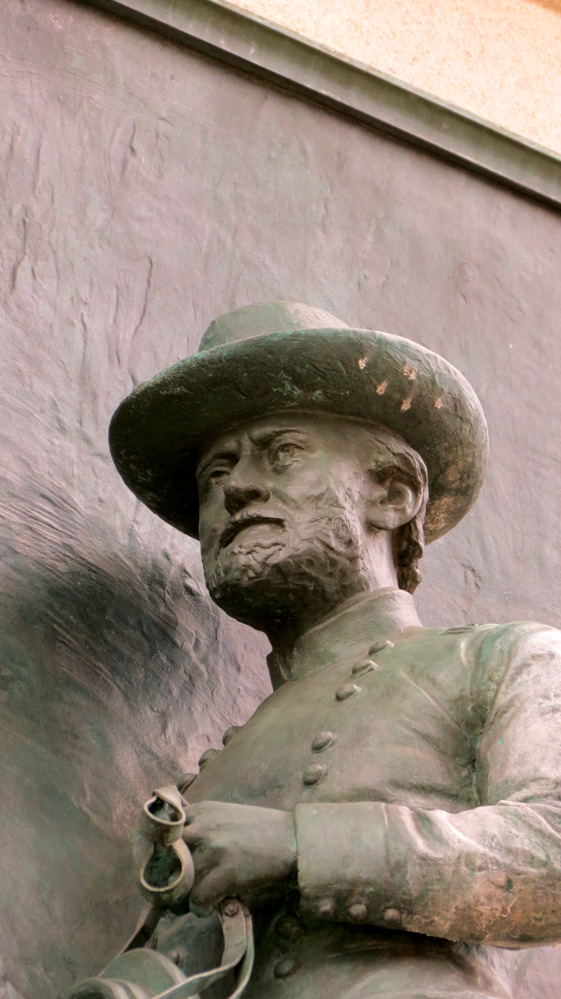 Equestrian statue of Ulysses S. Grant in NY New York City US