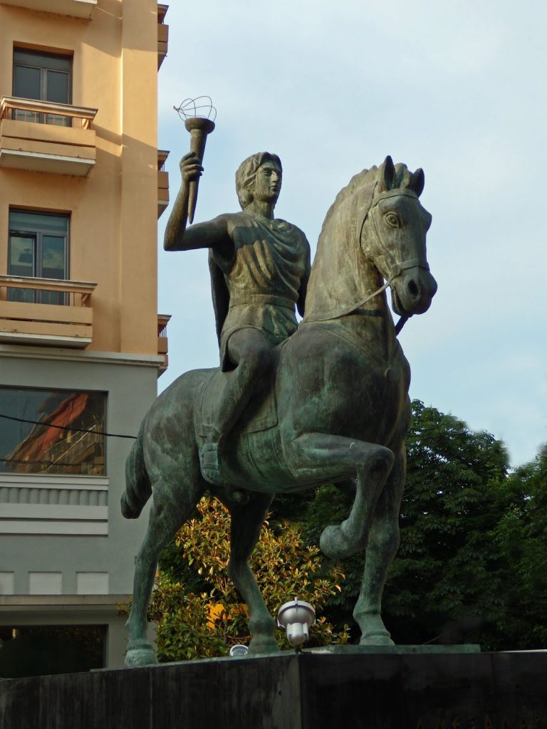 Alexander the Great - Equestrian statues