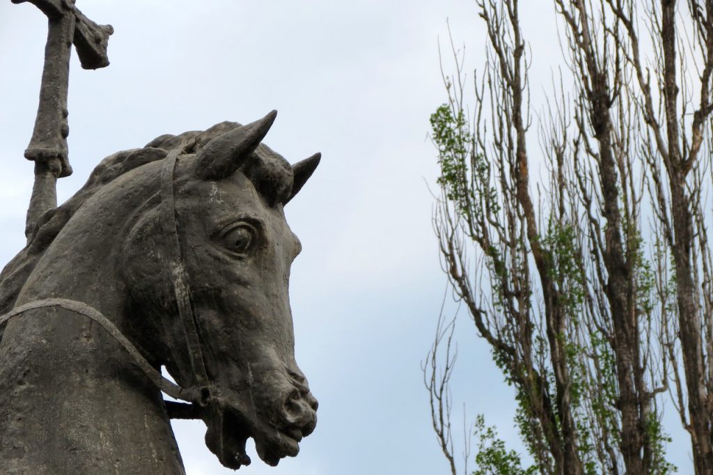 Ashot II Equestrian statues
